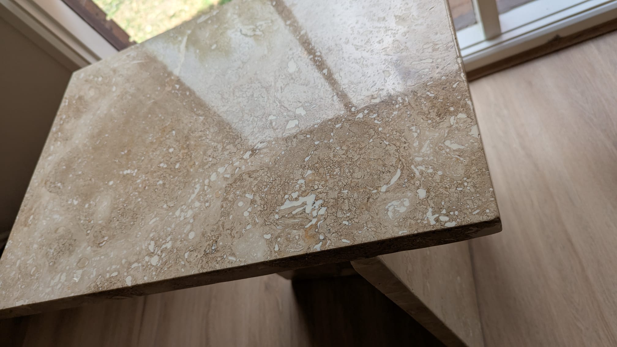 Travertine table restoration Melbourne